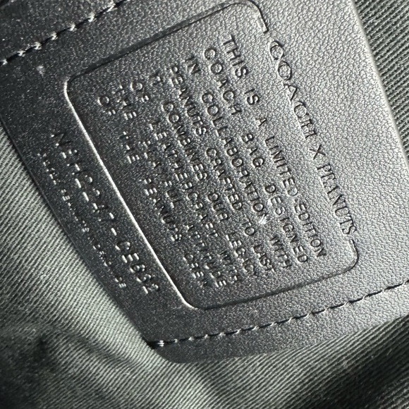 Coach X Peanuts Tote Bag 38 With Snoopy Ski Motif - Picture 13 of 17